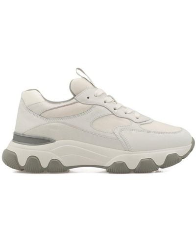 Hogan Hyperactive Lace-up Sneakers - White