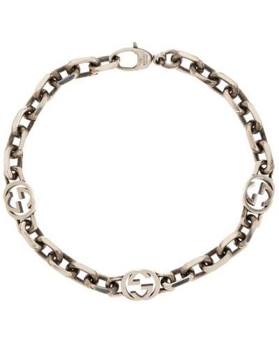 Gucci Silver Bracelet, - Metallic