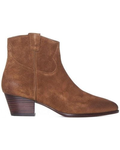 Ash Houston Ankle Boots - Brown