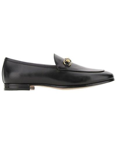 Gucci Jordaan Horsebit Loafers - Black