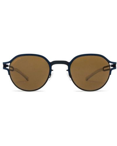 Mykita Vaasa Round Frame Sunglasses - Metallic