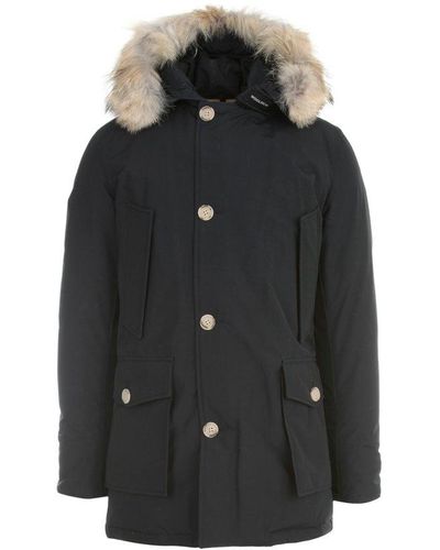 Woolrich Arctic Hooded Coat - Black