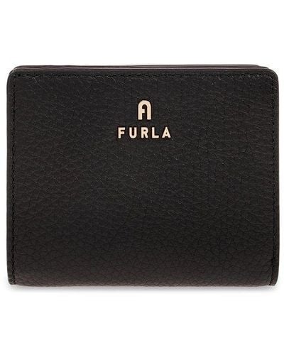Furla 'camelia Small' Wallet, - Black