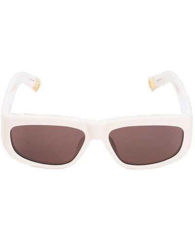 Jacquemus Rectangle Frame Sunglasses - Pink