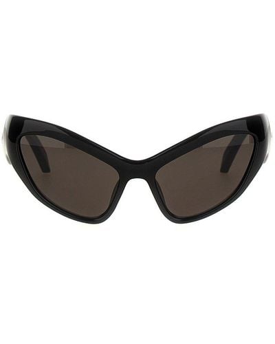 Balenciaga Hamptons Cat-eye Sunglasses - Black