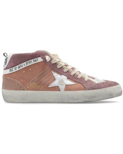 Golden Goose Double Quarter Mid-star Trainers - Brown