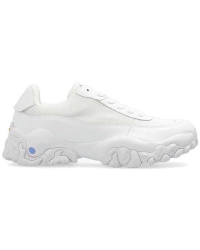 McQ Crimp Lace-up Sneakers - White