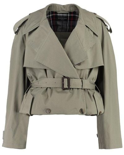 balenciaga green coat