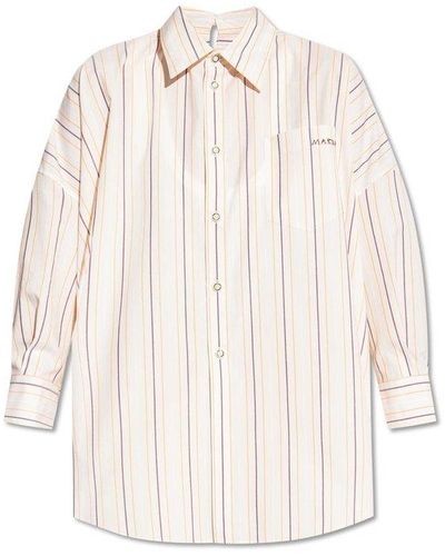 Marni Oversize Shirt, - White