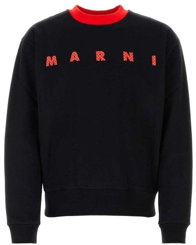Marni Sweatshirts - Black