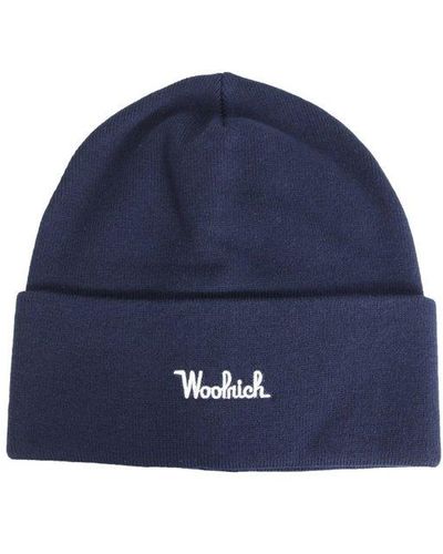 Woolrich Wool Blend Hat - Blue