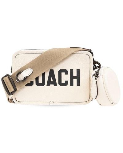 COACH 'charter' Shoulder Bag, - Metallic