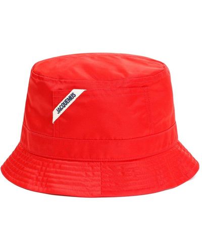 Jacquemus Le Bob Ovalie Hat - Red