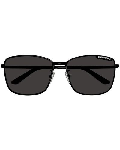 Balenciaga Square Frame Sunglasses - Black