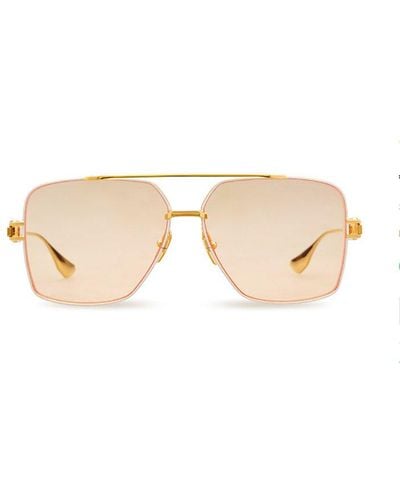 Dita Eyewear Aviator Frame Sunglasses - Natural