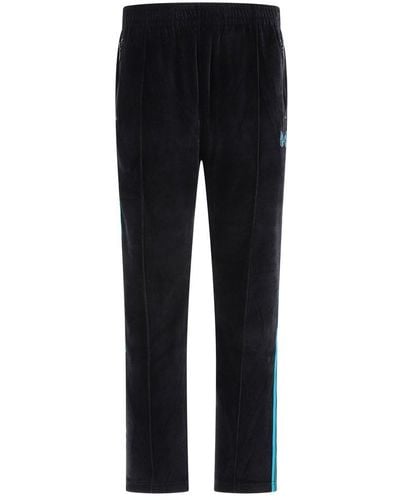 Needles Butterfly Embroidered Trackpants - Black