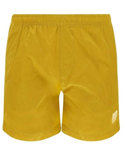 C.P. Company Chrome Swim Shorts - Yellow