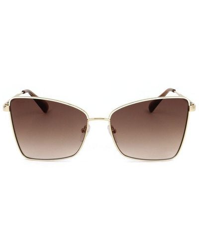 MAX&Co. Butterfly Frame Sunglasses - Metallic