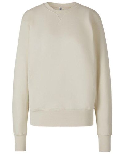Totême Cotton Knitted Sweatshirt - White