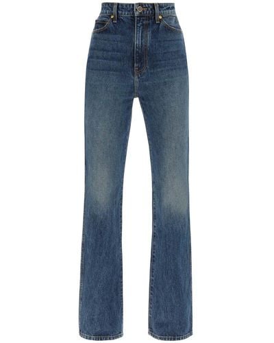 Khaite Slim Fit Danielle Jeans - Blue