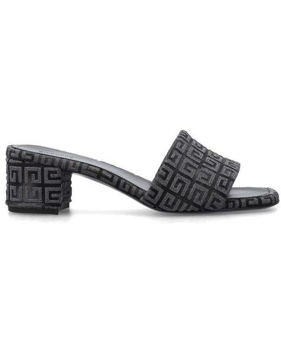 Givenchy 4g Motif Heeled Sandals - White
