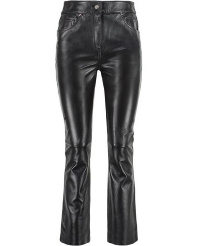 Stand Studio Avery Leather Pants - Gray