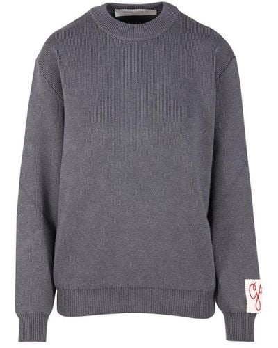 Golden Goose Crewneck Knit Sweater - Grey