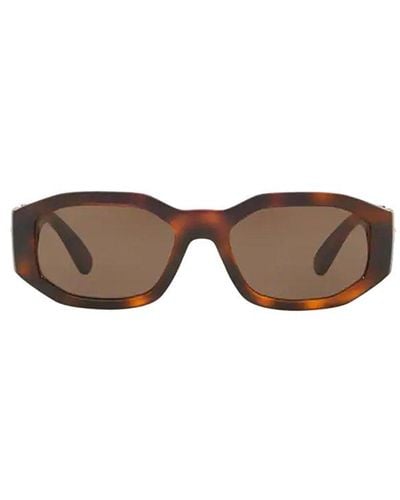 Versace Rectangular Frame Sunglasses - Multicolour