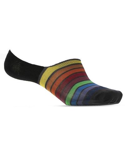 Paul Smith Striped No-show Socks, - Multicolour