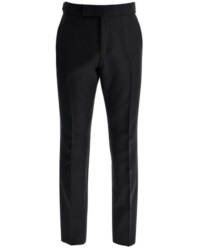 Tom Ford Straight Leg Tailored Trousers - Black