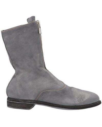 Guidi 310 Front Zip Boots - Grey