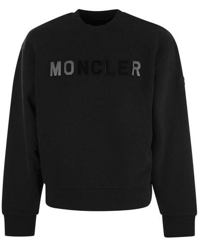 Moncler Logoed Sweatshirt - Black