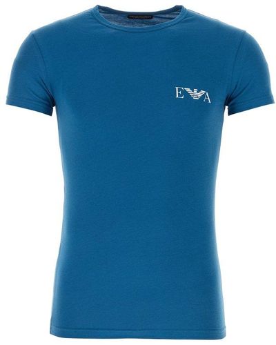 t-shirt for man - Blue  Giorgio Armani t-shirt 3RSM66SJTKZ online at