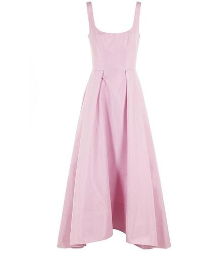 Pinko Champagne Sleeveeless Maxi Dress - Pink