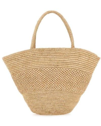 The Row Emilie Tote Handle Bag - Natural