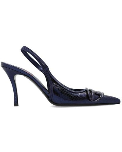 DIESEL D-venus Slingback Court Shoes - Blue