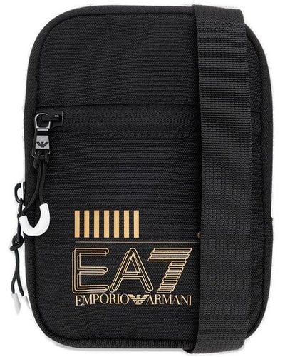 EA7 Sustainable Collection Shoulder Bag - Black