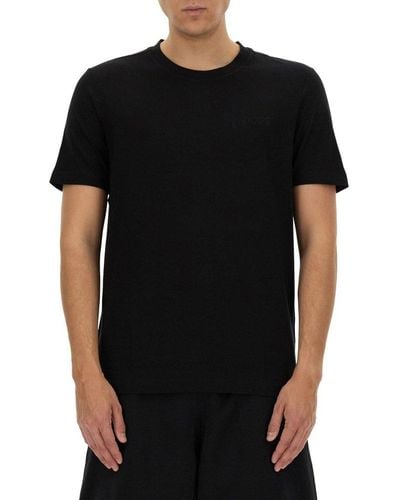 BOSS 3d Mesh Logo Regular-fit T-shirt - Black