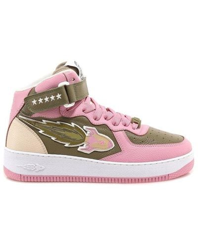 ENTERPRISE JAPAN Ej Rocket Mid-top Sneakers - Pink