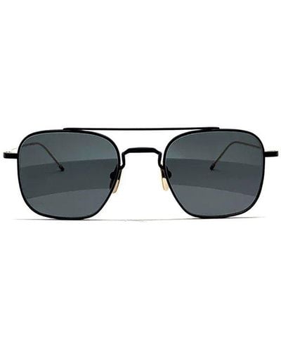 Thom Browne Squared Frame Sunglasses - Black