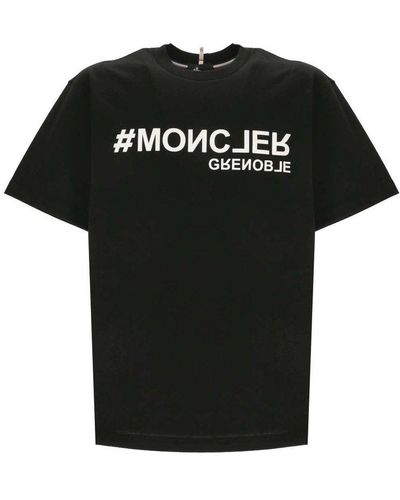 3 MONCLER GRENOBLE T-Shirts And Polos - Black