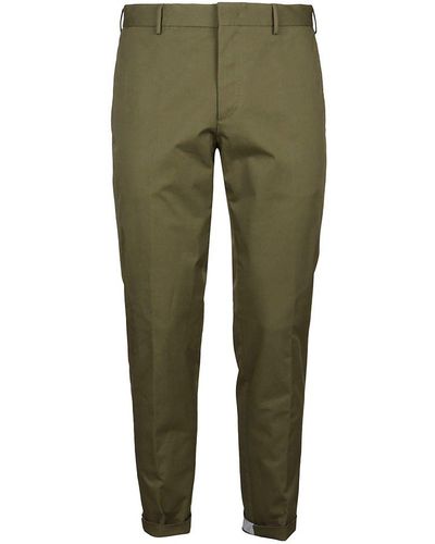 PT01 Slim Fit Tapered Trousers - Green