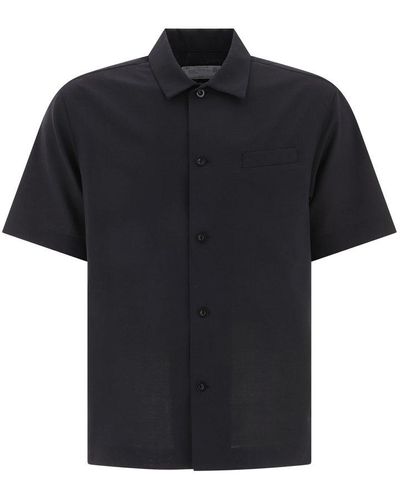 Sacai Suiting Shirt - Black