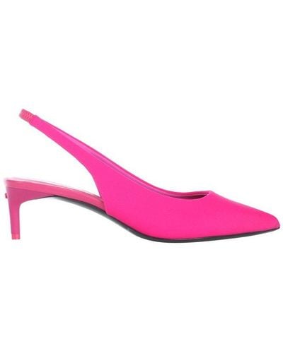Max Mara Slingback Court Shoes - Pink