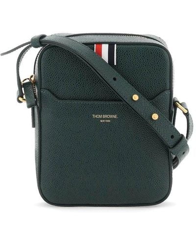 Thom Browne Leather Camera Bag - Green