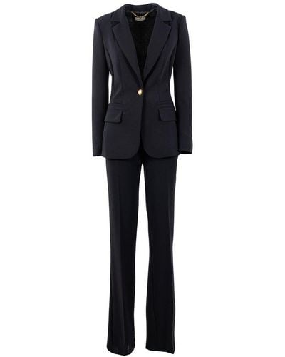 Elisabetta Franchi Stretch Crepe Suit - Black