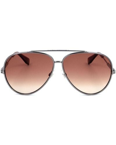 Marc Jacobs Aviator Frame Sunglasses - Pink