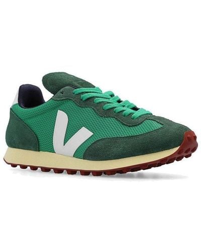 Veja Rio Branco Lace-up Trainers - Green