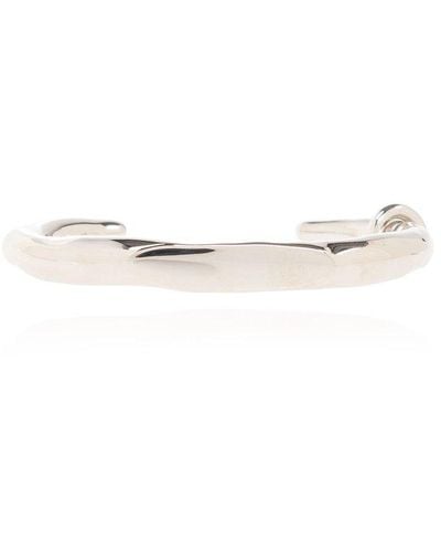 Jil Sander Brass Bracelet, ' - White