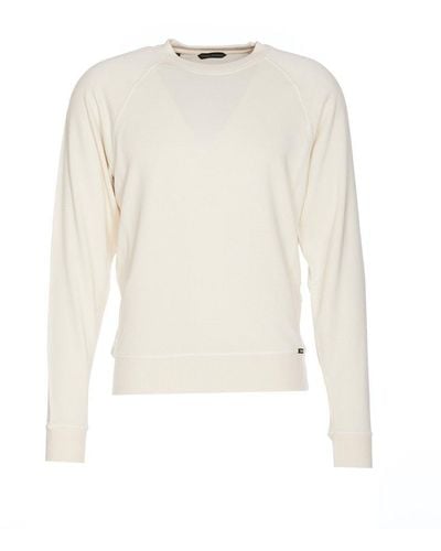 Tom Ford Crewneck Long-sleeved Sweatshirt - White